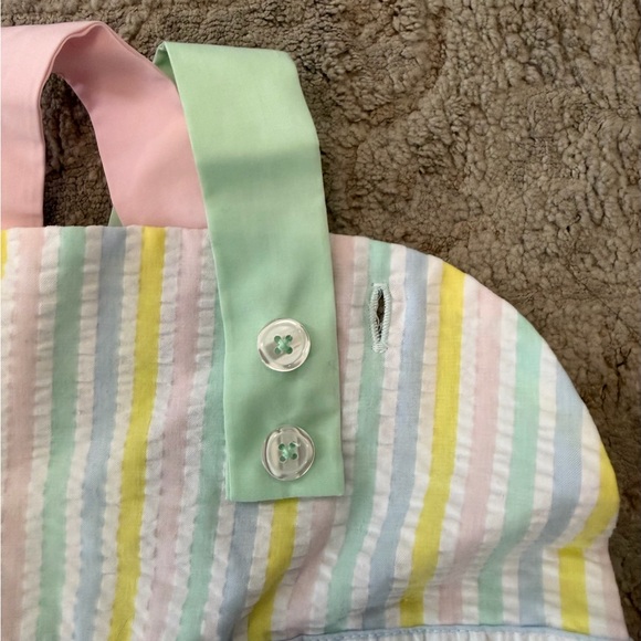The Beaufort Bonnet Company Pastel Striped Romper 2T - Picture 5 of 5